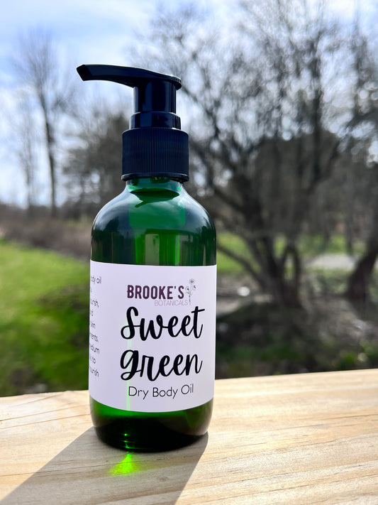 Sweet Green Body Oil